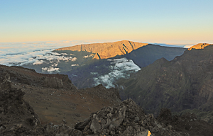 Vu depuis le sommet du Piton des Neiges
